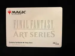 Estinien Varlineau Gold-Stamped Art Card 28/53 - FINAL FANTASY MTG - Image 2