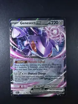Genesect ex 067/086 SV11B: Black Bolt Holo Near Mint Pokemon Trading card Game - Image 1