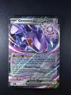Genesect ex 067/086 SV11B: Black Bolt Holo Near Mint Pokemon Trading card Game - Image 3