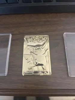 Pokemon Pikachu Trading Card 23 Karat Gold Plated - Image 1