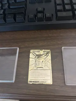 Pokemon Pikachu Trading Card 23 Karat Gold Plated - Image 2