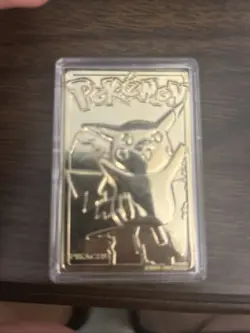 Pokemon Pikachu Trading Card 23 Karat Gold Plated - Image 3