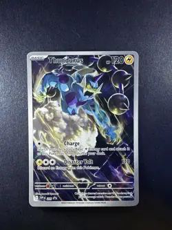Thundurus 209 Sv: Scarlet & Violet Promo Cards Holo Pok Trading Card Game - Image 1