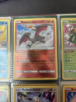 Pokemon Card Lot Of Radiant Evee And Charizard Nm Condition - Image 2