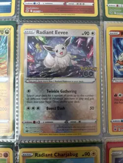 Pokemon Card Lot Of Radiant Evee And Charizard Nm Condition - Image 5