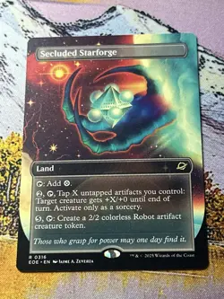 Secluded Starforge Mtg Borderless Edge Of Eternities - Image 1