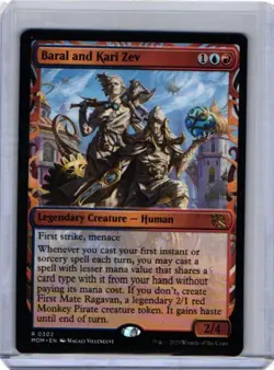 MTG Magic the Gathering Baral and Kari Zev (302/481) March of the Machine NM - Image 1