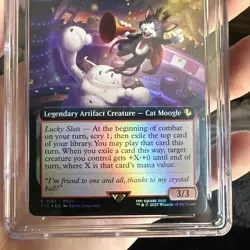 Cait Sith, Fortune Teller 0151 FIC Ext Art Foil MTG Final Fantasy Pop 1 CGC 10 - Image 2