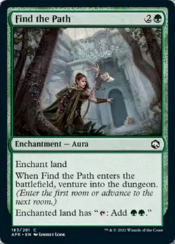Find the Path -Foil Near Mint MTG Adventures in the Forgotten Realms - Image 1