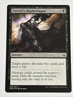 MTG War of the Spark Davriel's Shadowfugue 084/264 NM - Image 1