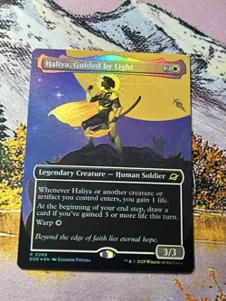 MTG # 0289 Haliya, Guided by Light - Triumphant Showcase (Foil) (EOE) - Image 1