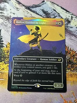 MTG # 0289 Haliya, Guided by Light - Triumphant Showcase (Foil) (EOE) - Image 2