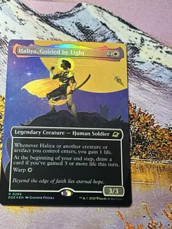 MTG # 0289 Haliya, Guided by Light - Triumphant Showcase (Foil) (EOE) - Image 4