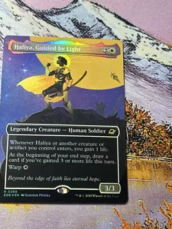 MTG # 0289 Haliya, Guided by Light - Triumphant Showcase (Foil) (EOE) - Image 5