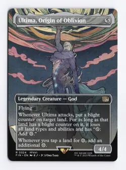 Ultima, Origin of Oblivion (Borderless) 0324 (R) MTG Final Fantasy (FIN) (EN) - Image 1