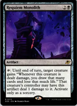 Requiem Monolith - R - - Normal - Edge of Eternities - #113 - NM - MTG - Image 1