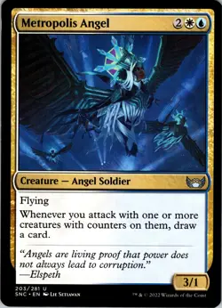 Metropolis Angel - U - - Normal - Streets of New Capenna - #203 - NM - MTG - Image 1