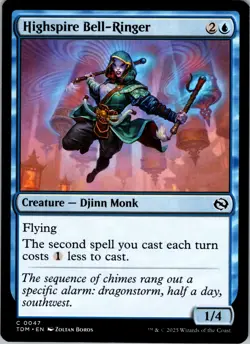 Highspire Bell-Ringer - C - - Normal - Tarkir: Dragonstorm - #47 - NM - MTG - Image 1