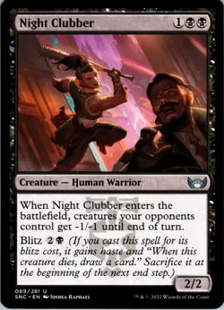 Night Clubber - U - - Normal - Streets of New Capenna - #89 - NM - MTG - Image 1