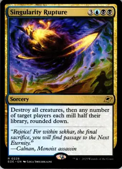 Singularity Rupture - R - - Normal - Edge of Eternities - #228 - NM - MTG - Image 1