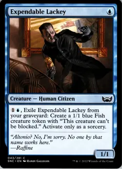 Expendable Lackey - C - - Normal - Streets of New Capenna - #43 - NM - MTG - Image 1