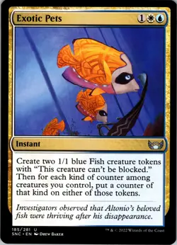 Exotic Pets - U - - Normal - Streets of New Capenna - #185 - NM - MTG - Image 1