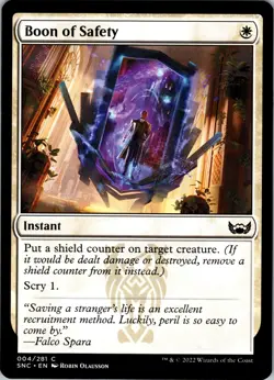 Boon of Safety - C - - Normal - Streets of New Capenna - #4 - NM - MTG - Image 1