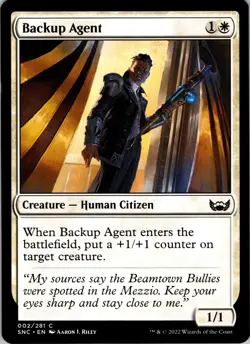 Backup Agent - C - - Normal - Streets of New Capenna - #2 - NM - MTG - Image 1