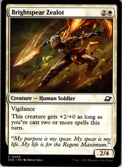 Brightspear Zealot - C - - Normal - Edge of Eternities - #8 - NM - MTG - Image 1