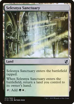 MTG Selesnya Sanctuary [Commander 2019] Near Mint Magic - Image 1