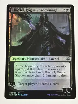MTG War of the Spark Davriel, Rogue Shadowmage Foil 083/264 NM - Image 1