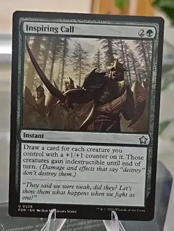 Inspiring Call MTG Foundations Regular - Image 1