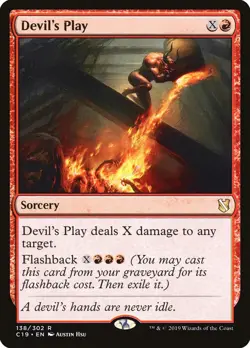 MTG Devil's Play [Commander 2019] Near Mint Magic - Image 1