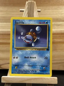 Pokemon Team Rocket Common Squirtle #68/82 Near Mint or Better - Image 1