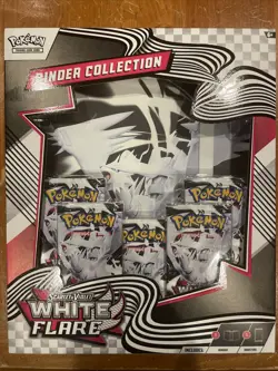 Pokemon TCG Scarlet & Violet White Flare Binder Collection BRAND NEW [SEALED] - Image 1