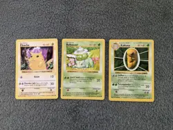Shadowless Pokemon Cards Lot Of 3 NM - Image 1