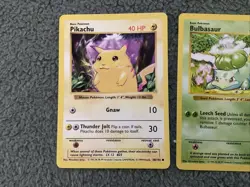 Shadowless Pokemon Cards Lot Of 3 NM - Image 2