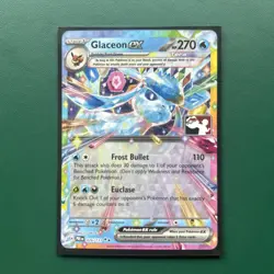 026/131 Glaceon ex Prize Pack Series 7 Stamped Play Pokemon TCG Prismatic Evo - Image 1