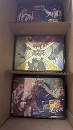 POKEMON 6x Collector Chest SPRING 2021 (lunch box) FACTORY SEALED. BRAND NEW!📦 - Image 1
