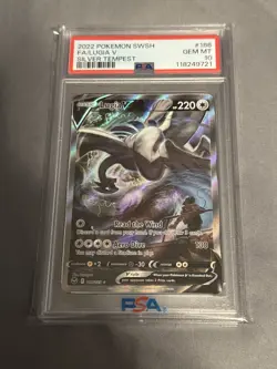 LUGIA V PSA 10 2022 POKEMON SILVER TEMPEST 186/195 ALT ART - Image 5