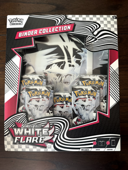Pokemon White Flare Binder Collection Box - New/Factory Sealed - Image 1