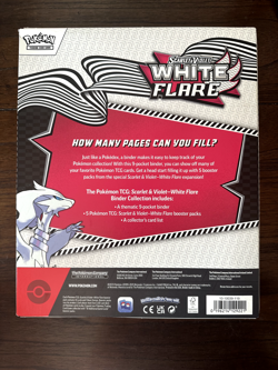 Pokemon White Flare Binder Collection Box - New/Factory Sealed - Image 2
