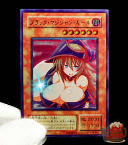 Sexy Waifu Card Dark Magician Girl Yugioh Ultimate Rare Holo Alt Art ACG Anime - Image 1