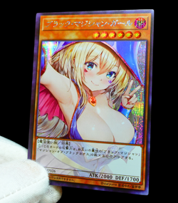 Yugioh Waifu Alt Art Holo Dark Magician Girl Sexy Cute Secret Rare Anime Card - Image 3