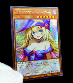Yugioh Waifu Alt Art Holo Dark Magician Girl Sexy Cute Secret Rare Anime Card - Image 3