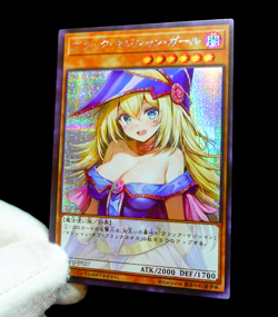 Yugioh Waifu Alt Art Holo Dark Magician Girl Sexy Cute Secret Rare Anime Card - Image 4