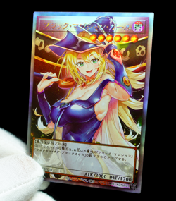 Ultra Rare Anime Waifu Card Dark Magician Girl Cute Sexy Yugioh ACG Holo Alt Art - Image 4