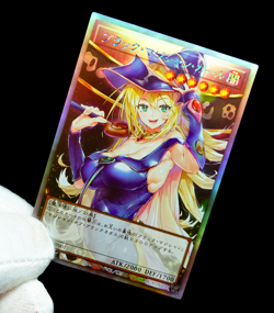 Ultra Rare Anime Waifu Card Dark Magician Girl Cute Sexy Yugioh ACG Holo Alt Art - Image 5