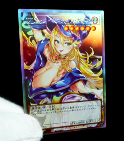Yugioh Waifu Alt Art Holo Dark Magician Girl Sexy Cute Ultra Rare ACG Anime Card - Image 3