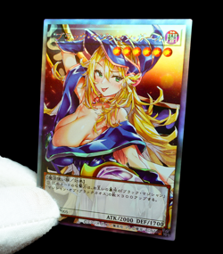 Yugioh Waifu Alt Art Holo Dark Magician Girl Sexy Cute Ultra Rare ACG Anime Card - Image 4